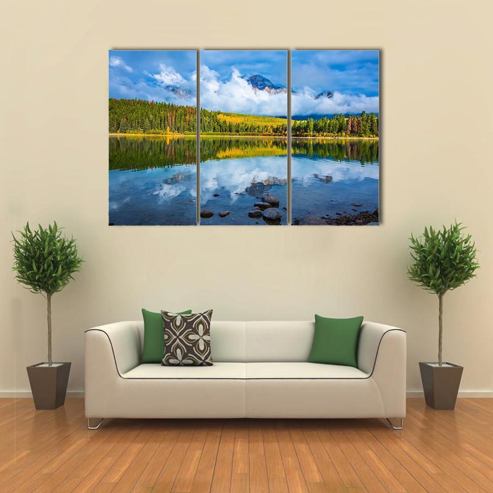 Charming Patricia Lake Canvas Wall Art-3 Horizontal-Gallery Wrap-37" x 24"-Tiaracle
