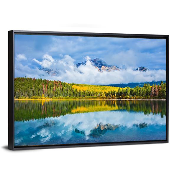 Charming Patricia Lake Canvas Wall Art-3 Horizontal-Gallery Wrap-25" x 16"-Tiaracle