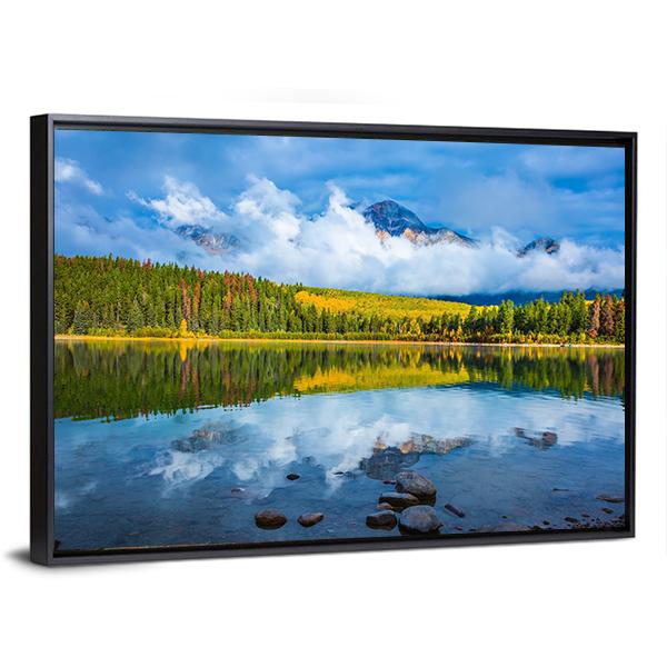 Charming Patricia Lake Canvas Wall Art-3 Horizontal-Gallery Wrap-25" x 16"-Tiaracle