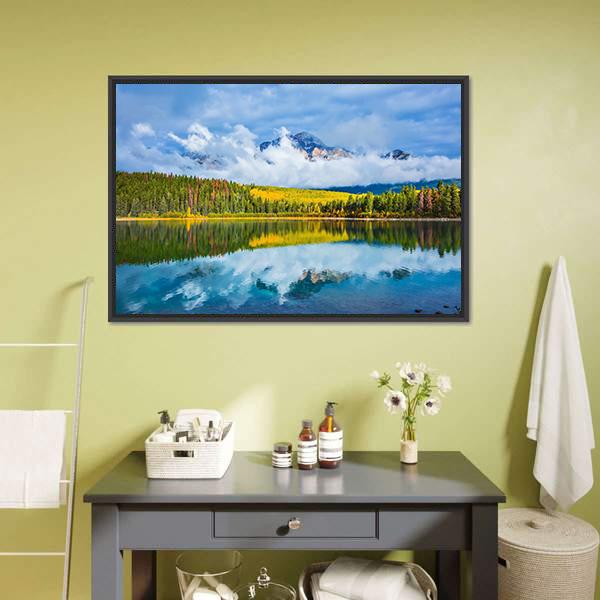 Charming Patricia Lake Canvas Wall Art-3 Horizontal-Gallery Wrap-25" x 16"-Tiaracle