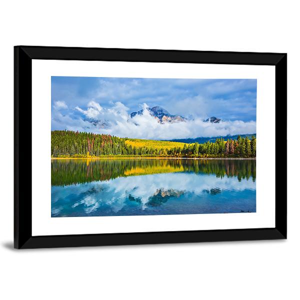 Charming Patricia Lake Canvas Wall Art-3 Horizontal-Gallery Wrap-25" x 16"-Tiaracle