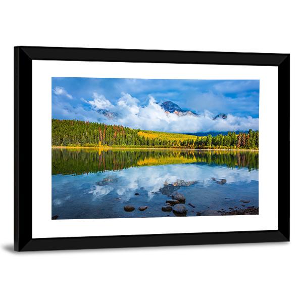 Charming Patricia Lake Canvas Wall Art-3 Horizontal-Gallery Wrap-25" x 16"-Tiaracle