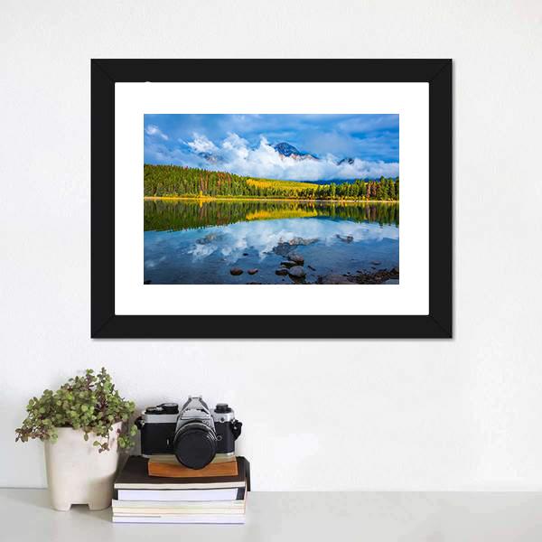 Charming Patricia Lake Canvas Wall Art-3 Horizontal-Gallery Wrap-25" x 16"-Tiaracle