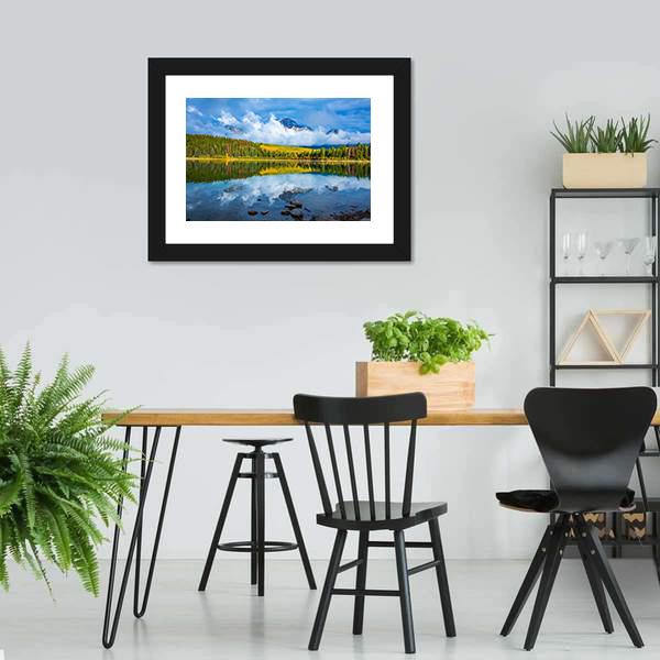 Charming Patricia Lake Canvas Wall Art-3 Horizontal-Gallery Wrap-25" x 16"-Tiaracle