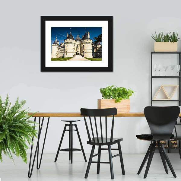 Chateau De Chaumont Canvas Wall Art-3 Horizontal-Gallery Wrap-25" x 16"-Tiaracle