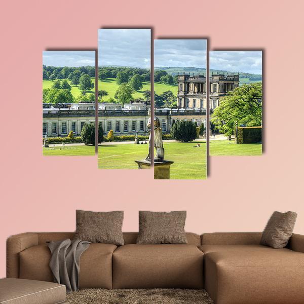 Chatsworth House Britain Canvas Wall Art-4 Pop-Gallery Wrap-50" x 32"-Tiaracle