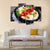 Cheese With Strawberries & Nuts Canvas Wall Art-4 Pop-Gallery Wrap-50" x 32"-Tiaracle