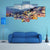 Chefchaouen Blue Town Canvas Wall Art-5 Pop-Gallery Wrap-47" x 32"-Tiaracle