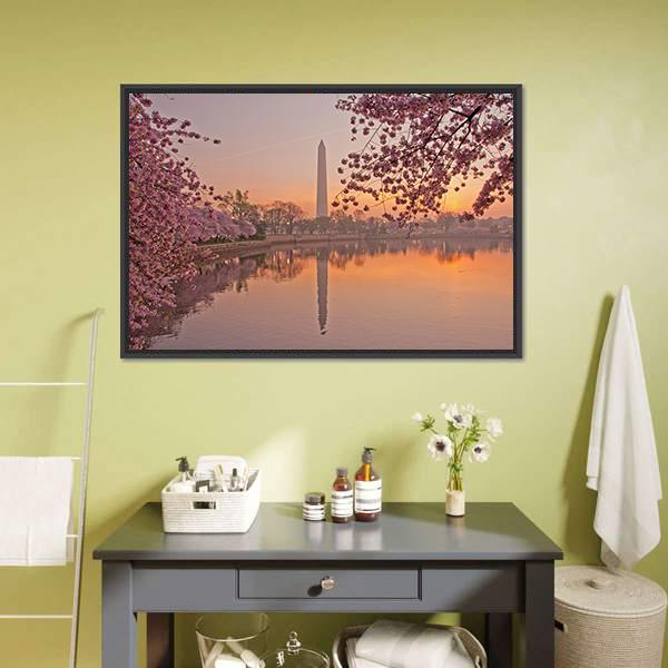 Cherry Blossom Festival Canvas Wall Art-5 Horizontal-Gallery Wrap-22" x 12"-Tiaracle