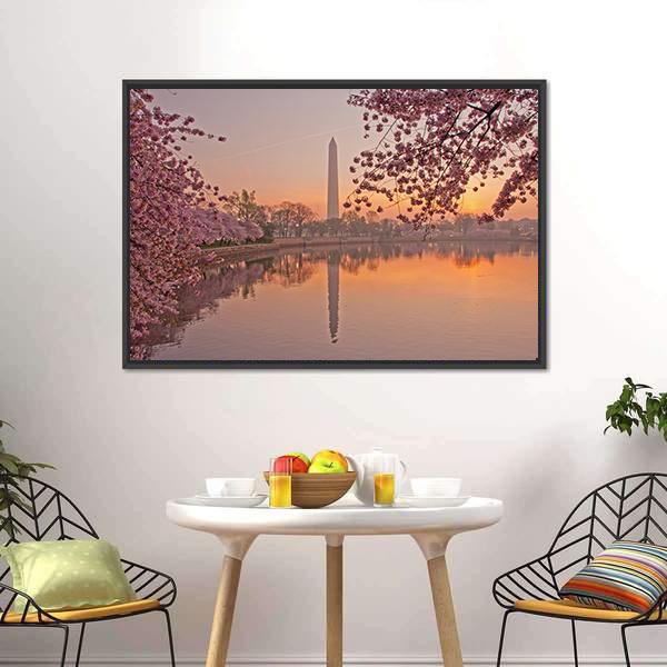 Cherry Blossom Festival Canvas Wall Art-5 Horizontal-Gallery Wrap-22" x 12"-Tiaracle