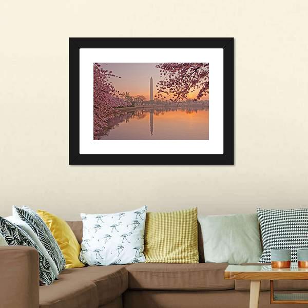 Cherry Blossom Festival Canvas Wall Art-5 Horizontal-Gallery Wrap-22" x 12"-Tiaracle