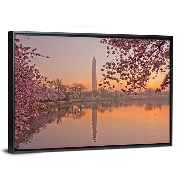 Cherry Blossom Festival Canvas Wall Art-5 Horizontal-Gallery Wrap-22" x 12"-Tiaracle