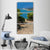 Chia Sardinia Sea View Vertical Canvas Wall Art-3 Vertical-Gallery Wrap-12" x 25"-Tiaracle