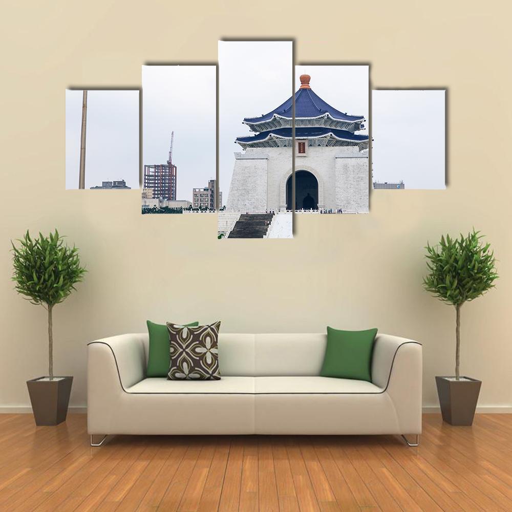 Chiang Kai Shek Memorial Hall Canvas Wall Art-1 Piece-Gallery Wrap-48" x 32"-Tiaracle