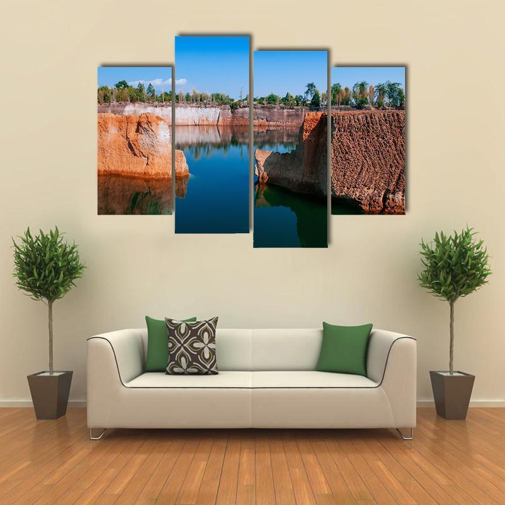 Chiang Mai Grand Canyon Canvas Wall Art-4 Pop-Gallery Wrap-50" x 32"-Tiaracle