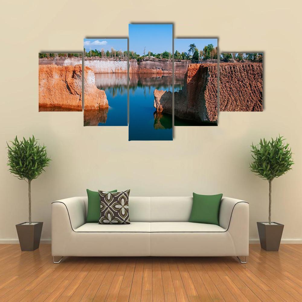 Chiang Mai Grand Canyon Canvas Wall Art-5 Star-Gallery Wrap-62" x 32"-Tiaracle