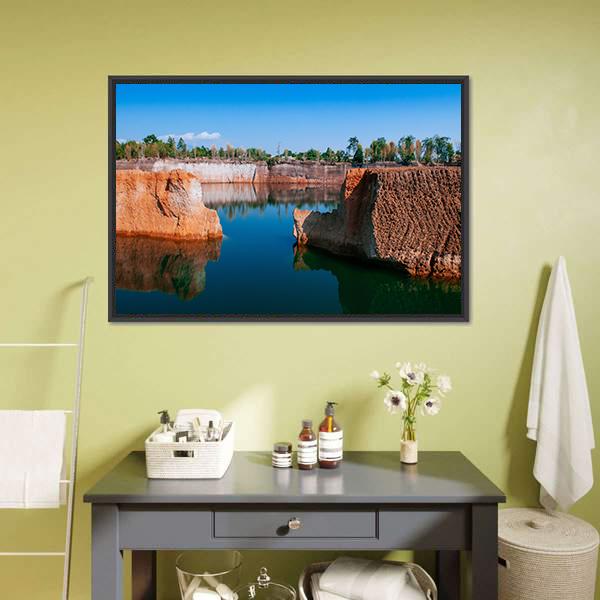Chiang Mai Grand Canyon Canvas Wall Art-5 Horizontal-Gallery Wrap-22" x 12"-Tiaracle