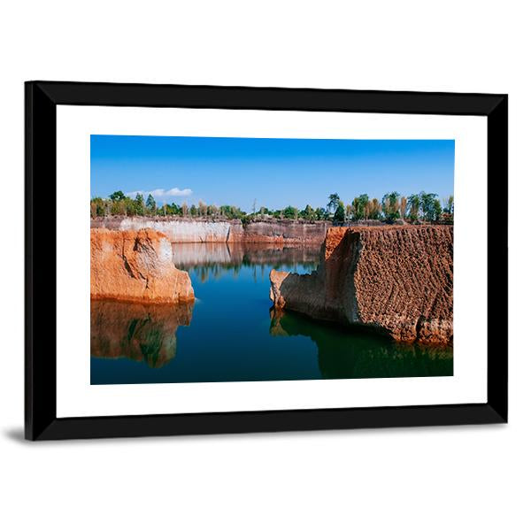 Chiang Mai Grand Canyon Canvas Wall Art-5 Horizontal-Gallery Wrap-22" x 12"-Tiaracle