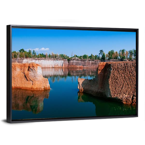 Chiang Mai Grand Canyon Canvas Wall Art-5 Horizontal-Gallery Wrap-22" x 12"-Tiaracle