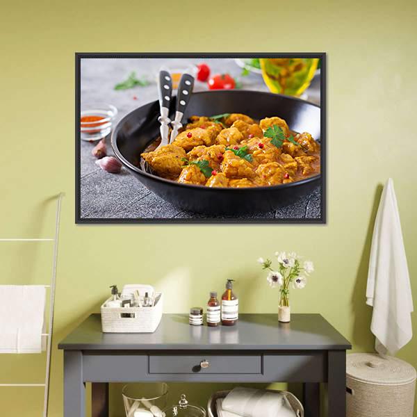 Chicken Curry Canvas Wall Art-5 Horizontal-Gallery Wrap-22" x 12"-Tiaracle