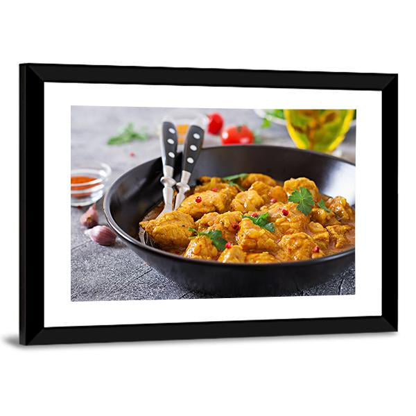 Chicken Curry Canvas Wall Art-3 Horizontal-Gallery Wrap-25" x 16"-Tiaracle