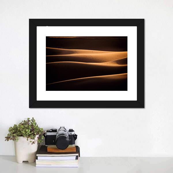 Chigaga Sand Dunes Canvas Wall Art-3 Horizontal-Gallery Wrap-25" x 16"-Tiaracle