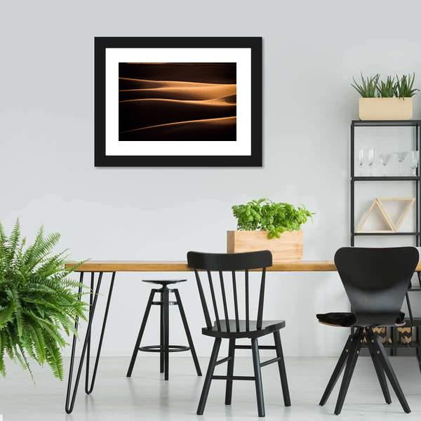 Chigaga Sand Dunes Canvas Wall Art-3 Horizontal-Gallery Wrap-25" x 16"-Tiaracle