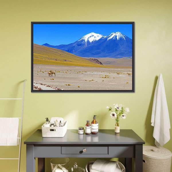Chilean Landscape Canvas Wall Art-3 Horizontal-Gallery Wrap-25" x 16"-Tiaracle