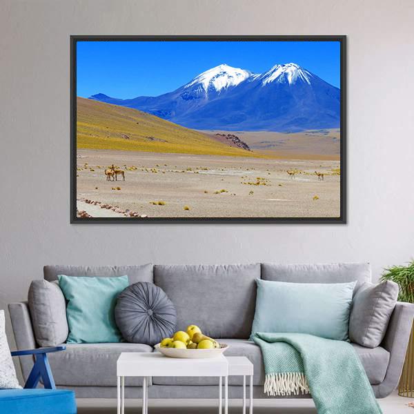Chilean Landscape Canvas Wall Art-3 Horizontal-Gallery Wrap-25" x 16"-Tiaracle