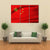 Chinese Flag Canvas Wall Art-3 Horizontal-Gallery Wrap-37" x 24"-Tiaracle