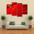 Chinese Flag Canvas Wall Art-3 Horizontal-Gallery Wrap-37" x 24"-Tiaracle