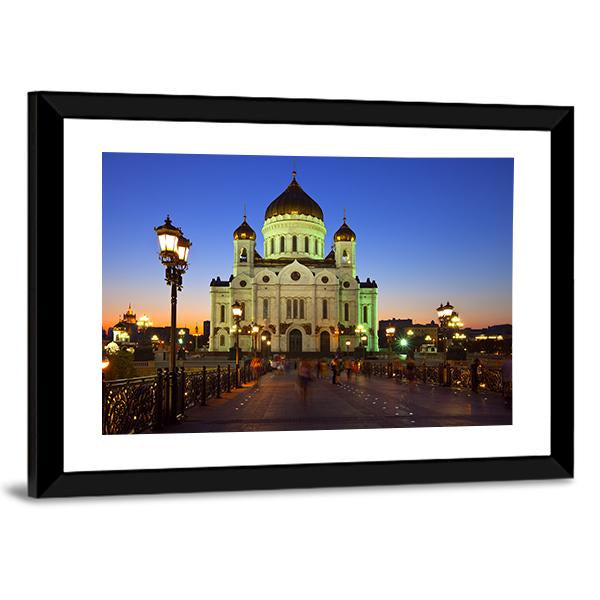 Christ The Savior Cathedral Vertical Canvas Wall Art-3 Vertical-Gallery Wrap-12" x 25"-Tiaracle