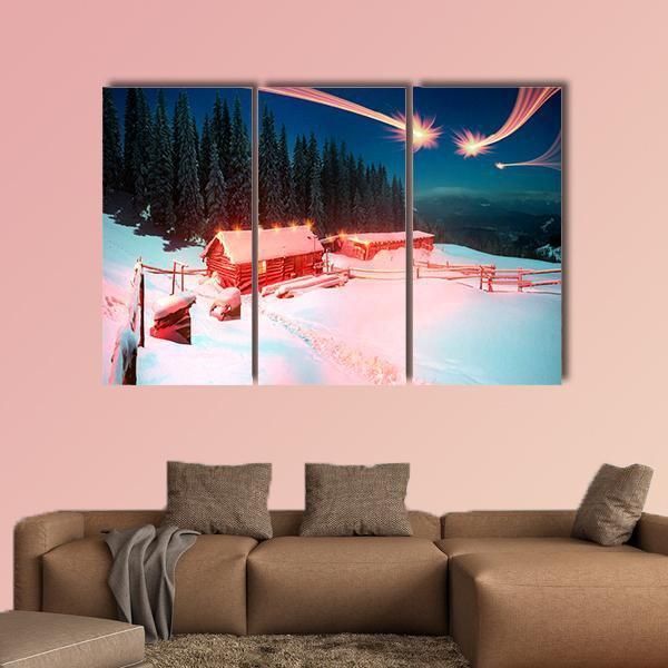 Christening On Mount Kukul Canvas Wall Art-3 Horizontal-Gallery Wrap-37" x 24"-Tiaracle