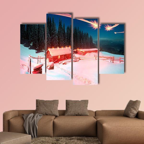 Christening On Mount Kukul Canvas Wall Art-3 Horizontal-Gallery Wrap-37" x 24"-Tiaracle