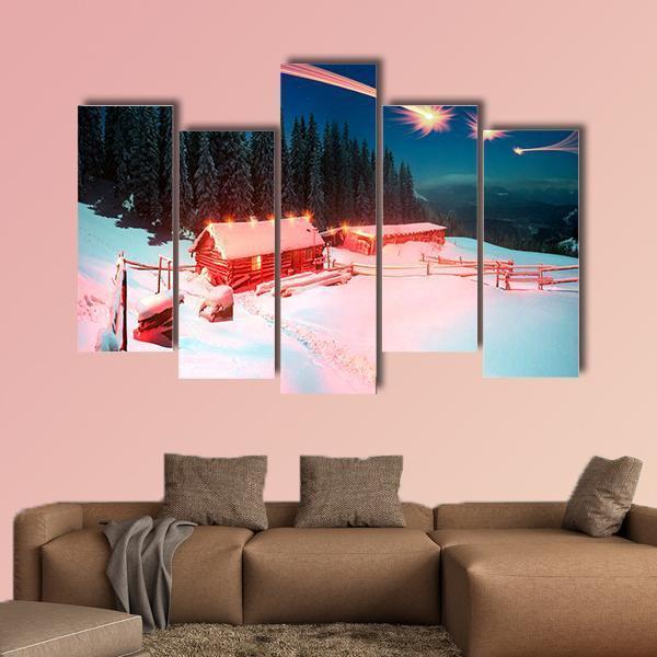 Christening On Mount Kukul Canvas Wall Art-5 Pop-Gallery Wrap-47" x 32"-Tiaracle