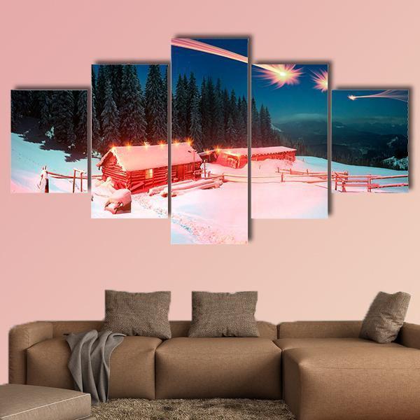 Christening On Mount Kukul Canvas Wall Art-5 Star-Gallery Wrap-62" x 32"-Tiaracle