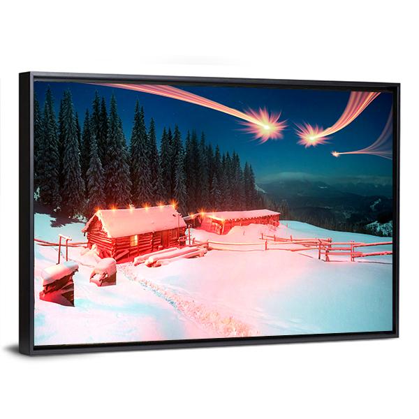 Christening On Mount Kukul Canvas Wall Art-3 Horizontal-Gallery Wrap-25" x 16"-Tiaracle