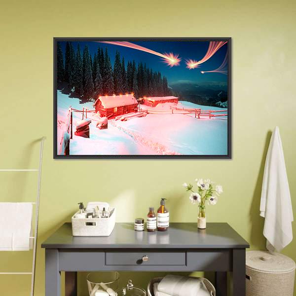 Christening On Mount Kukul Canvas Wall Art-3 Horizontal-Gallery Wrap-25" x 16"-Tiaracle