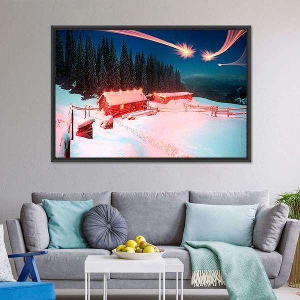 Christening On Mount Kukul Canvas Wall Art-3 Horizontal-Gallery Wrap-25" x 16"-Tiaracle