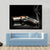 Chromed Handgun Canvas Wall Art-4 Horizontal-Gallery Wrap-34" x 24"-Tiaracle