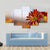 Chrysanthemum Under Sky Canvas Wall Art-3 Horizontal-Gallery Wrap-37" x 24"-Tiaracle