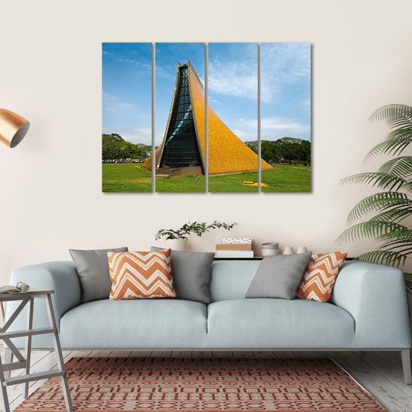 Church In Taichung Canvas Wall Art-4 Horizontal-Gallery Wrap-34" x 24"-Tiaracle