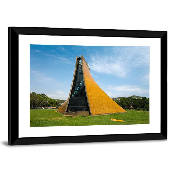 Church In Taichung Canvas Wall Art-5 Horizontal-Gallery Wrap-22" x 12"-Tiaracle