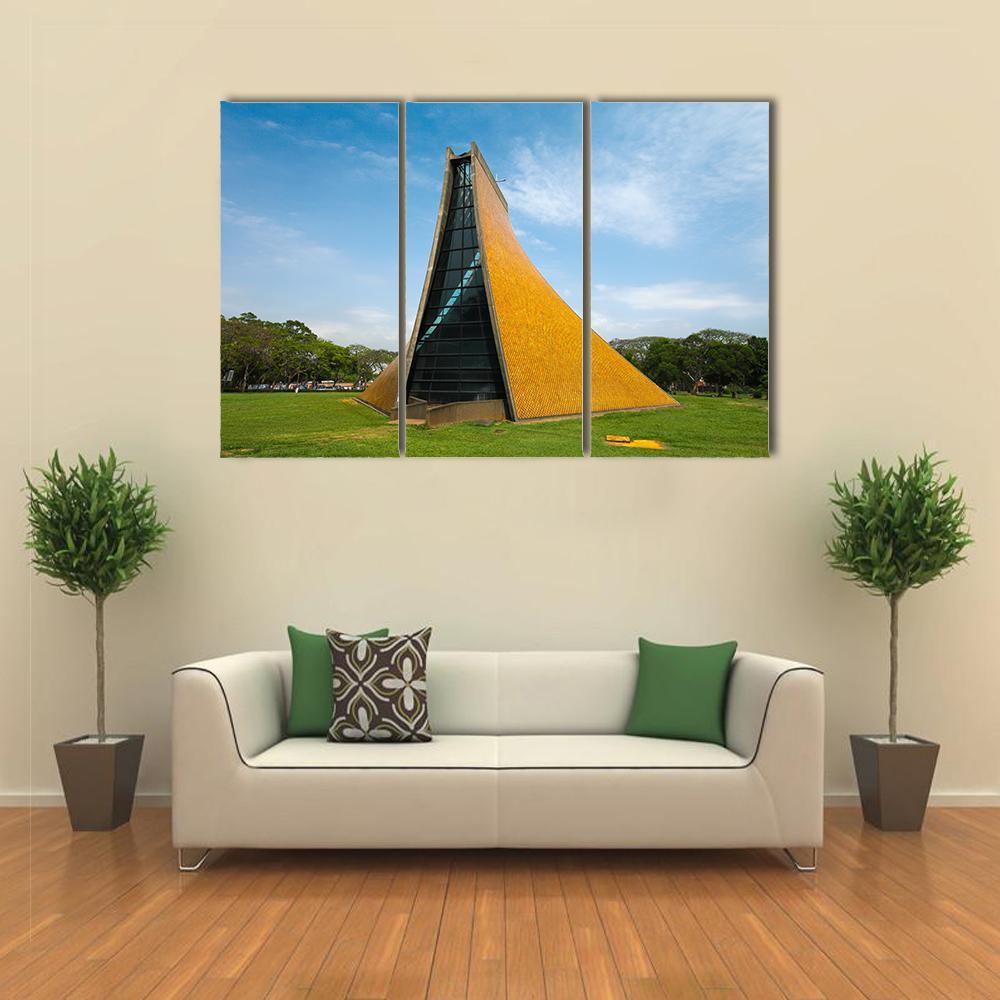 Church In Taichung Canvas Wall Art-3 Horizontal-Gallery Wrap-37" x 24"-Tiaracle