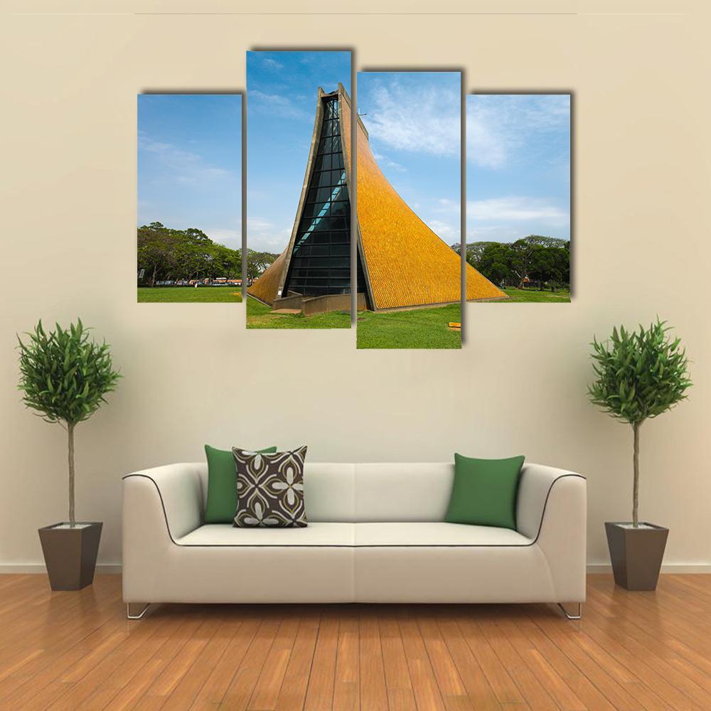Church In Taichung Canvas Wall Art-4 Pop-Gallery Wrap-50" x 32"-Tiaracle
