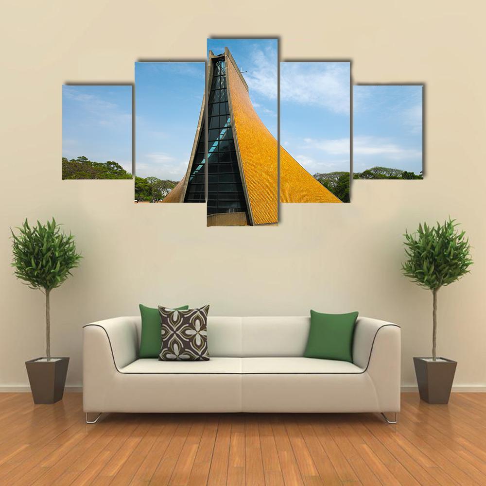 Church In Taichung Canvas Wall Art-4 Pop-Gallery Wrap-50" x 32"-Tiaracle