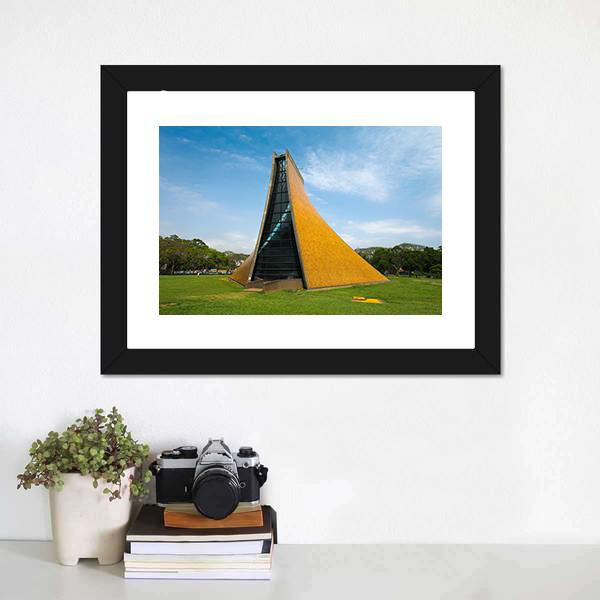 Church In Taichung Canvas Wall Art-3 Horizontal-Gallery Wrap-25" x 16"-Tiaracle