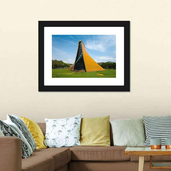Church In Taichung Canvas Wall Art-1 Piece-Framed Print-20" x 16"-Tiaracle
