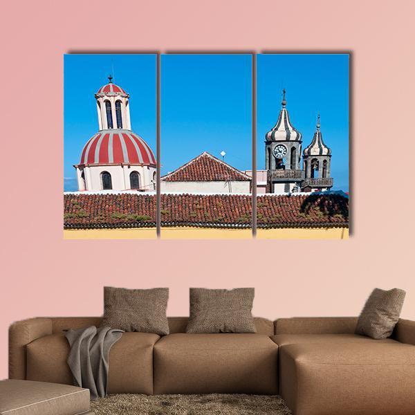 Church Of La Concepcion Canvas Wall Art-3 Horizontal-Gallery Wrap-37" x 24"-Tiaracle