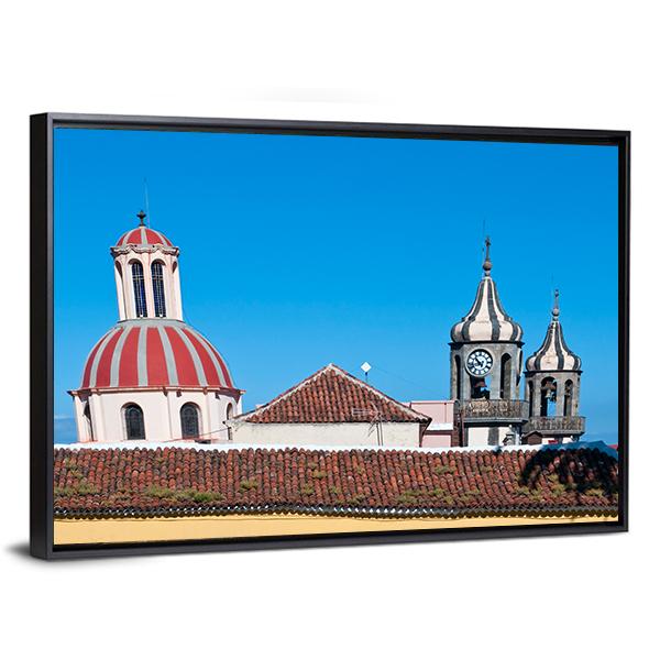 Church Of La Concepcion Canvas Wall Art-3 Horizontal-Gallery Wrap-25" x 16"-Tiaracle